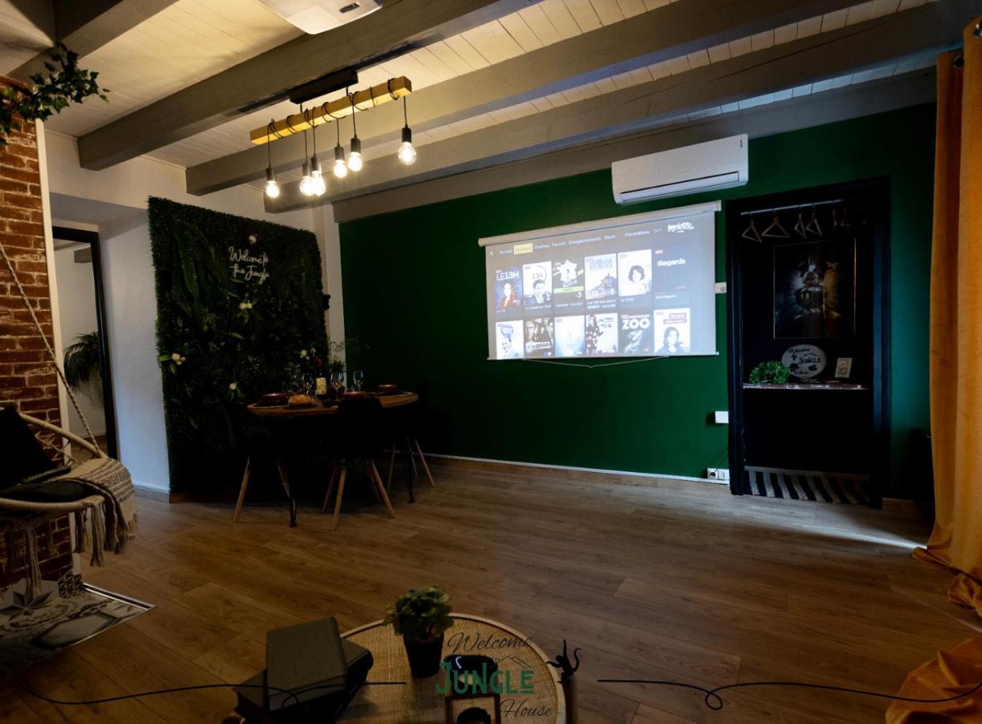 Maison "Jungle House" 90 M2 Billard, Retroprojecteur, Bar A Jeux , Vinyle, Wifi Fibre, Ideal Pro & Famille A Монбризон Экстерьер фото