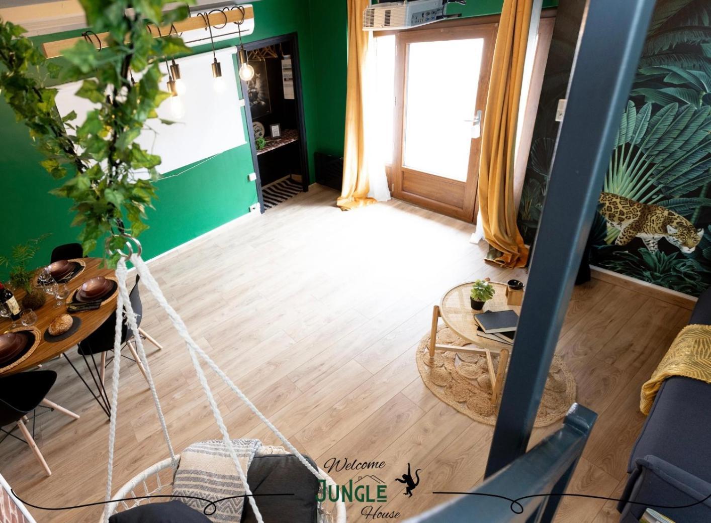 Maison "Jungle House" 90 M2 Billard, Retroprojecteur, Bar A Jeux , Vinyle, Wifi Fibre, Ideal Pro & Famille A Монбризон Экстерьер фото